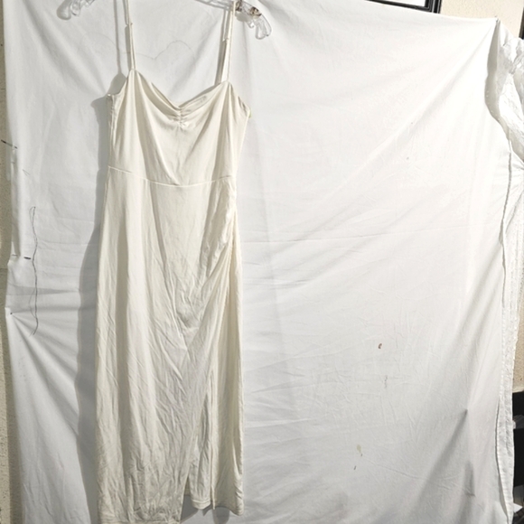 Aritzia Wilfred flight dress Sweetheart midi dress with slit - Picture 7 of 15